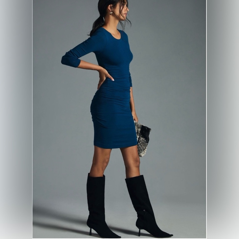 East Coast Dress in Deep Sea Ink by Daily Practice [Anthropologie]